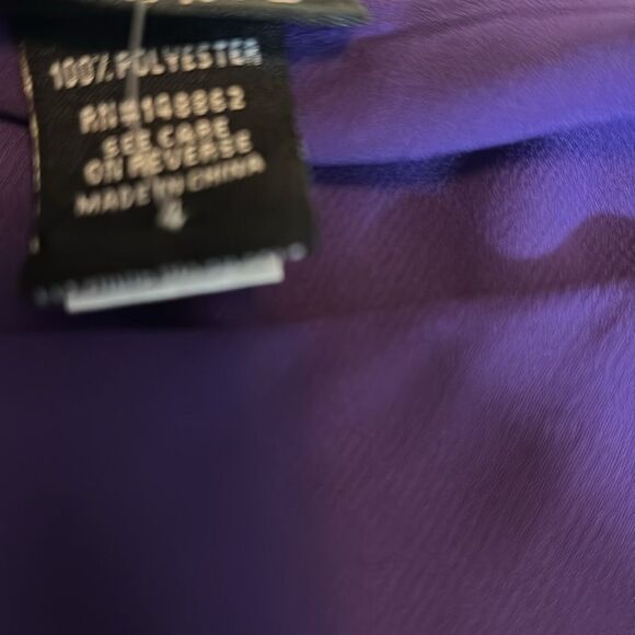 TORRID sleeveless tank blouse 4 purple - Picture 4 of 5